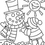 Colorir winter holliday