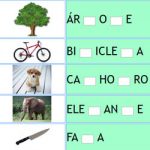 Completar Letra Faltante da Palavra – Consoantes + Alfabeto