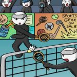 Stick badminton
